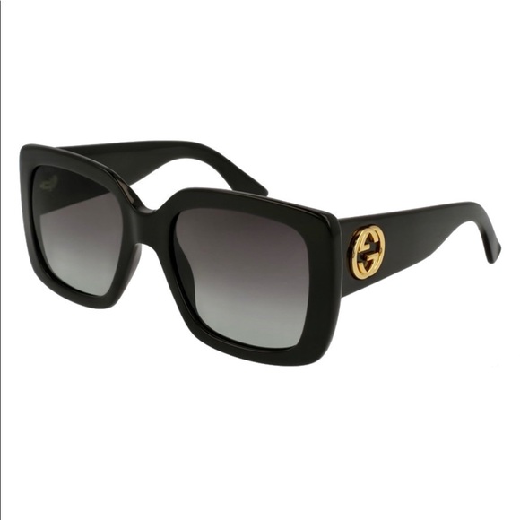 Gucci 55mm Square Sunglasses